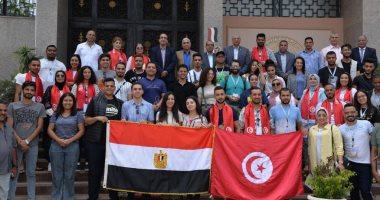 نائب محافظ الإسماعيلية يستقبل الوفد الشبابي التونسي خلال زيارته للمحافظة.. صور