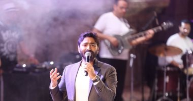 تامر حسنى يشعل أجواء مهرجان جرش بأغانى ألبومه الجديد.. صور