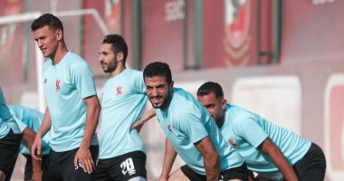 مشاهد من مران الأهلي.. تأهيل كوكا واستمرار الثلاثى الأجنبي "فيديو"