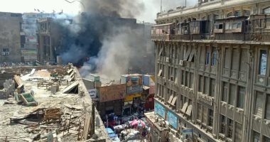 السيطرة على حريق اشتعل داخل محل تجارى فى صفط اللبن ببولاق الدكرور