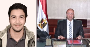 محافظ بنى سويف يهنئ حازم محمد سادس الجمهورية والأول على المحافظة بالثانوية