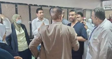 وكيل صحة المنوفية يتفقد سير العمل وبحث مقترحات التطوير بمستشفى قويسنا المركزى