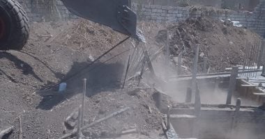 إزالة 107 حالات تعدى على الأراضى الزراعية بمساحة 16232 مترا بالبحيرة