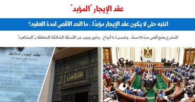 انتبه حتى لا يكون عقد الإيجار "مؤبدا".. نقلا عن "برلماني"  