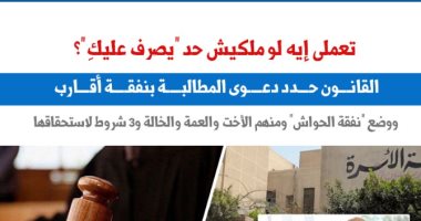 عن "نفقة الحواشى".. تعملى إيه لو ما لكيش حد يصرف عليكِ؟ نقلا عن "برلمانى"