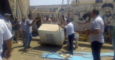 إغلاق 5 محلات مخالفة وتحرير 35 محضر إشغال ورفع 218 تعديا على الطريق بالعياط