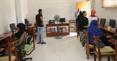 معامل التنسيق بجامعة جنوب الوادى تستقبل طلاب المرحلة الأولى للثانوية العامة