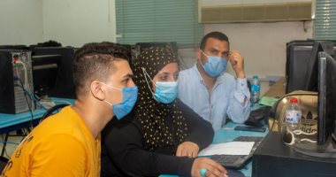 مكتب التنسيق الإلكترونى بجامعة طنطا يستقبل طلاب الثانوية العامة