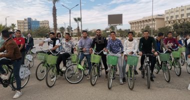 "مبادرة بلدنا تستضيف قمة المناخ" تطلق يوما رياضيا بالدراجات فى الفيوم.. صور