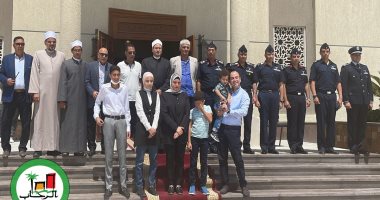 "طلعت مصطفى تكرم شهداء الوطن".. افتتاح مسجد الشهيد عقيد طيار هشام حسني بالرحاب