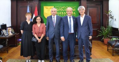 نائب رئيس جامعة الإسكندرية يستقبـل المستشار الثقافي لسفارة كوريا الجنوبية