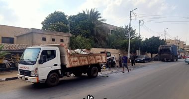 رفع 7 آلاف طن مخلفات من مراكز ومدن وقرى وأحياء الإسماعيلية.. صور