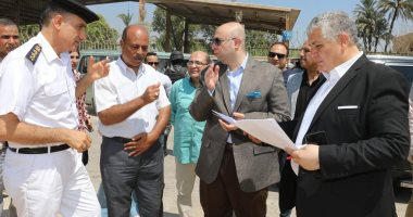 محافظ بني سويف يتفقد أعمال تطوير الشوارع والميادين ومداخل القرى.. صور