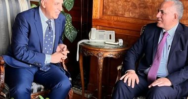 هانى ‫سويلم يشكر محمد عبد العاطى على مجهوداته المبذولة فى "الرى" الفترة الماضية
