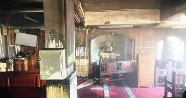 مصرع وإصابة عدد من الأشخاص في حريق كنيسة بإمبابة و"الإطفاء" تحاول إخماده 