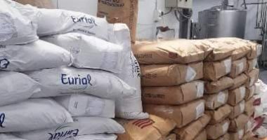 ضبط طن لبن بودرة مجهول المصدر خلال حملات تفتيشية بمدينة العاشر من رمضان