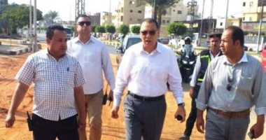 محافظ الشرقية يتفقد تطوير منطقة أبو سمران وتشجير طريق الزقازيق / بلبيس 