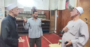 وكيل "أوقاف الإسكندرية" فى جولة مفاجئة على مساجد المنتزه