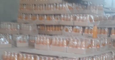 ضبط 4 آلاف علبة سجائر و8000 زجاجة عصير مجهولة المصدر بسوهاج
