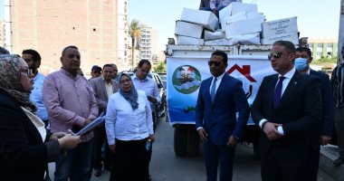 محافظ الفيوم يشهد تسليم اللحوم المقدمة من التضامن لمستفيدى تكافل وكرامة