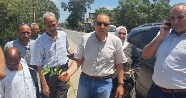 محافظ الشرقية يتفقد أعمال تطوير الكورنيش والطريق الدائرى بأولاد صقر