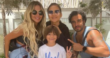 رزان مغربى تصور دورها كضيفة شرف في "روز وليلى" مع نيللى كريم".. صور