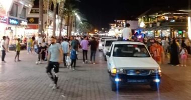 أمن دمياط يشن حملة مكبرة لرفع الإشغالات برأس البر