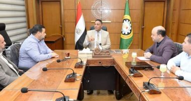 محافظ الدقهلية يلتقى مجلس إدارة نادى المنصورة ويؤكد دعمه ليعود لسابق عهده