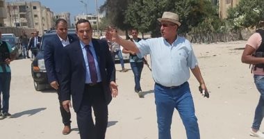 محافظ شمال سيناء يتفقد مشروع إنشاء 6 عمارات فى العريش