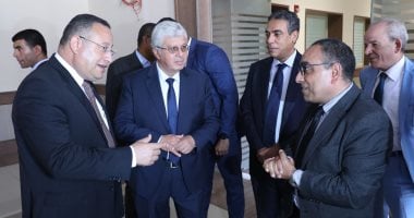 وزير التعليم العالى يتفقد جامعة الإسكندرية الأهلية