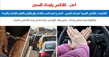 احذر.. "الشتيمة" بكلاكس العربية تعرضك للحبس.. نقلا عن "برلماني"