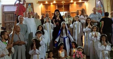 الأنبا بشارة يشارك فى احتفالات كنيسة ومزار السيدة العذراء بدير درنكة بأسيوط