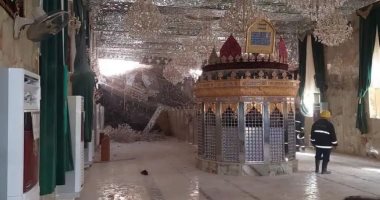 الصحة العراقية: إنقاذ 6 أشخاص من تحت ركام المزار الدينى فى كربلاء 