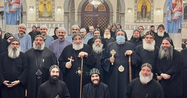 الكنيسة ترسم راهبا بدير الشهيد العظيم مارمينا العجائبى بمريوط