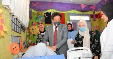 حياة كريمة.. جامعة طنطا تطلق قافلة طبية فى قرية كفر كلا الباب بالسنطة