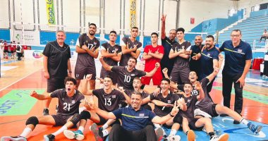 منتخب شباب الطائرة يعود إلى القاهرة صباح غدٍ متوجا بالبطولة الأفريقية