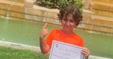 عمر وفريدة لاعبا سيتى كلوب بطلا الجمهورية للتنس تحت 9 سنوات