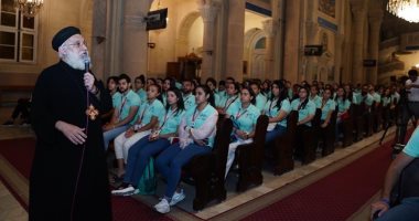 شباب ملتقى لوجوس يزورون الكنيسة المرقسية بالإسكندرية