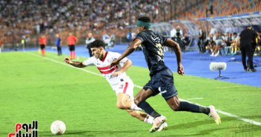 الزمالك يتعادل مع الاتحاد السكندري 1-1 في احتفالية التتويج بالدوري.. صور