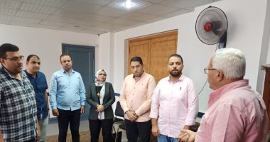 رئيس "مياه المنوفية" يكرم فريق سلامة ومأمونية المياه بالشركة 