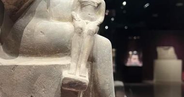 قصة أثر.. تمثال المعبودة إيزيس من الحجر الجيرى بمتحف آثار الغردقة.. صور