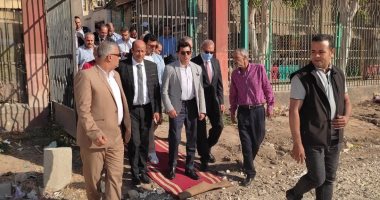 وزير الشباب والرياضة ومحافظ القليوبية يتفقدان نادى القناطر الخيرية