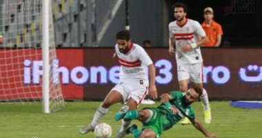 شوط أول سلبى بين الزمالك والمصرى فى برج العرب