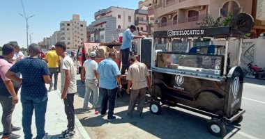 تنفيذ حملة لإزالة الإشغالات بنطاق حيِّ ثالث الإسماعيلية 