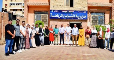 وكيل شباب كفر الشيخ يلتقى سفراء "مشوارى" الجدد قبيل التحاقهم بمعسكر دمياط
