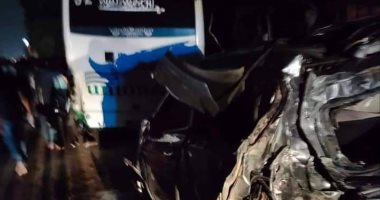 محافظا بنى سويف والفيوم يطمئنان على مصابى حادث أسيوط الغربى
