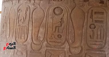 معابد الكرنك بالأقصر تشهد ترميمات صالة الأعمدة الكبرى