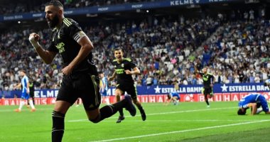 ثنائية بنزيما تقود ريال مدريد لفوز مثير على إسبانيول في الدوري الإسباني.. فيديو