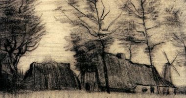 شاهد .. فان جوخ يرسم مناظر طبيعة وطاحونة فى سنة 1885