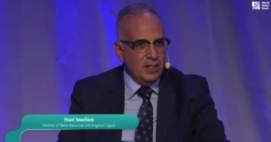 وزير الرى يلقى كلمة مصر بفاعليات الإسبوع العالمى للمياه بالسويد